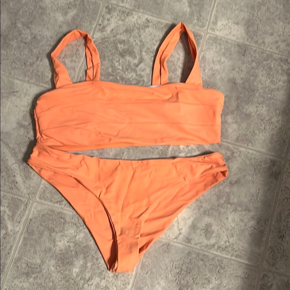 Stylish Orange Bikini Set